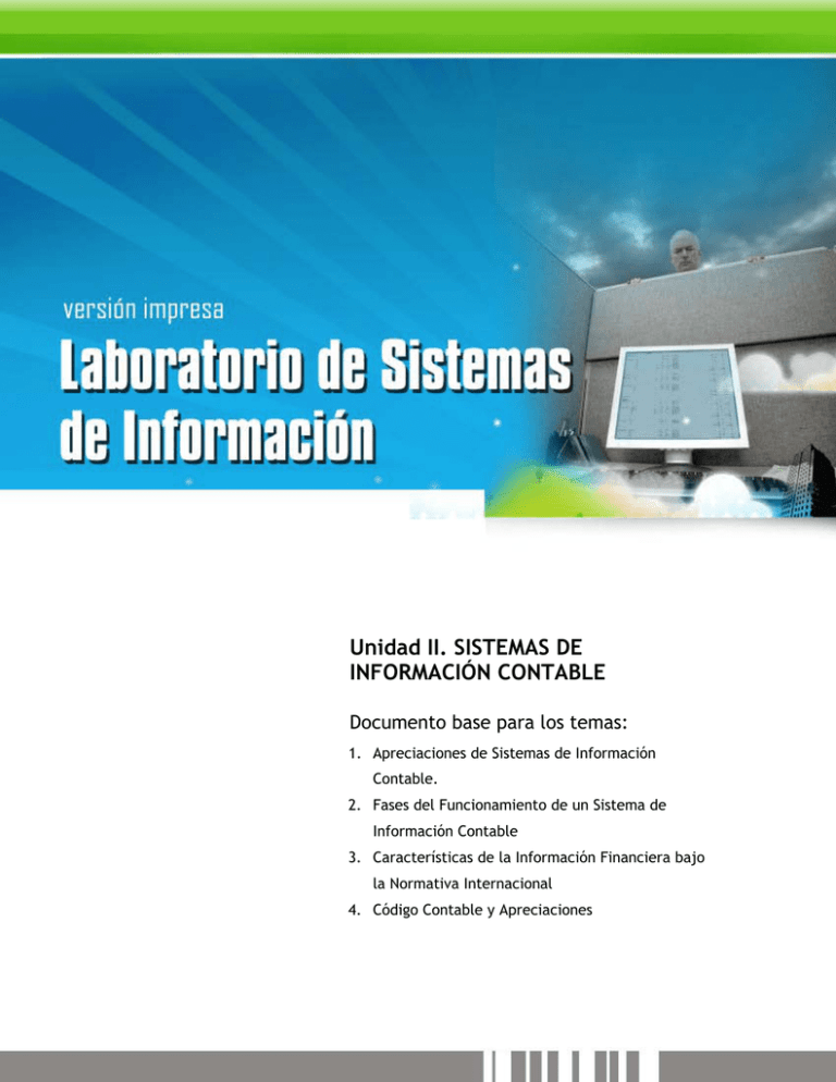 Unidad II. Sistemas De Información Contable