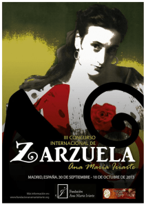 III. Uluslararası Zarzuela Yarışması