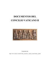 Concilio Vaticano II - Parroquia Santísima Trinidad