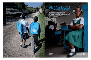 los niños de haití: dos años después