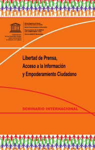 Libertad de Prensa, Acceso a la Información y - unesdoc