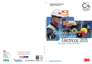 3M Catálogo Mercados Electricos 2015