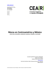 CENTROAMÉRICA. 2013. Maras - Comisión Española de Ayuda al