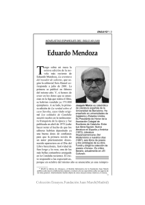 Eduardo Mendoza - Fundación Juan March