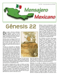 Génesis 22 - Mensajero Mexicano