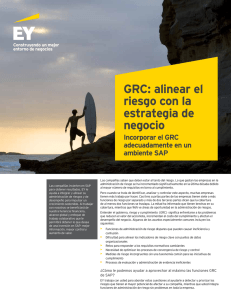 GRC: alinear el riesgo con la estrategia de negocio