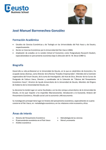 Curriculum Vitae - PDF - Universidad de Deusto