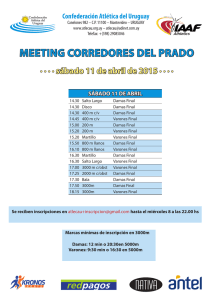 Programa Corredores del Prado 2015