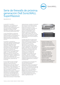Serie de firewalls de próxima generación Dell SonicWALL