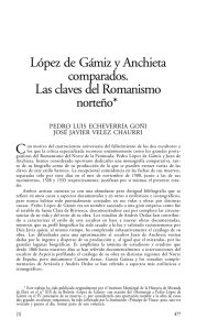 López de Gámiz y Anchieta comparados. Las claves del