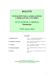 Boletín Enero 2014