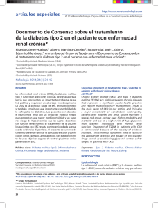 Documento de Consenso sobre el tratamiento de la diabetes tipo 2