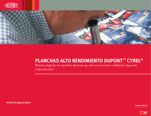 PLANCHAS ALTO RENDIMIENTO DUPONT™ CYREL®