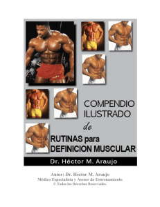 Autor: Dr. Héctor M. Araujo - Rutinas de entrenamiento en gimnasio