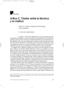 Arthur C. Clarke, entre la técnica y la mística