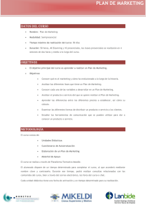 Plan de Marketing - Centro de Estudios Mikeldi