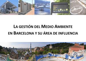 La gestión del Medio Ambiente en Barcelona y su área de influencia