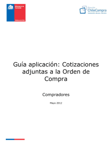 Guía Cotizaciones - ChileCompra Formacion