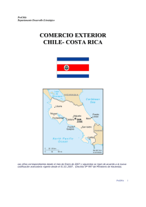COMERCIO EXTERIOR CHILE- COSTA RICA
