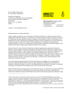 Mexico: Carta abierta sobre la reforma al Código de Justicia Militar