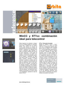 WinCC y ST7cc: combinación ideal para telecontrol