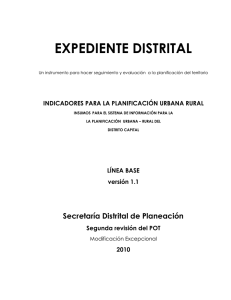 expediente distrital - Secretaría Distrital de Planeación