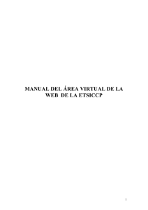 Manual del Área Virtual de "www.caminos.upm.es