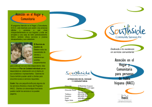 Spanish Community Brochure - Southside Community Services