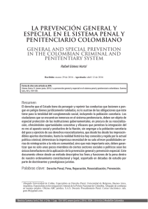 la prevención general y especial en el sistema penal y penitenciario