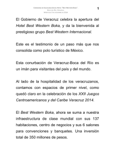 El Gobierno de Veracruz celebra la apertura del Hotel Best Western
