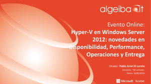 Hyper-V en Windows Server 2012