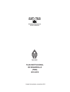 plan institucional de desarrollo (pide) 2012-2018