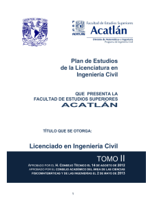 Tomo II Plan Estudios Ing Civil - FES Acatlán