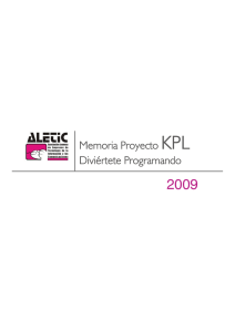 Memoria Proyecto KPL Diviértete Programando
