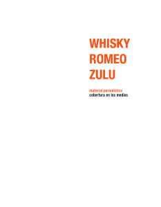 Prensa Whisky Romeo Zulu Notas Periodísticas PDF 5.9