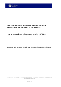 Los Alumni en el futuro de la UC3M