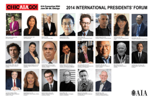 2014 international presidents` forum