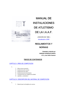 manual de instalaciones de atletismo de la iaaf