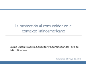 La protección al consumidor en el contexto latinoamericano