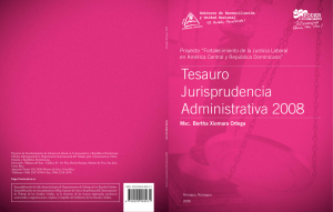 Tesauro Jurisprudencia Administrativa 2008