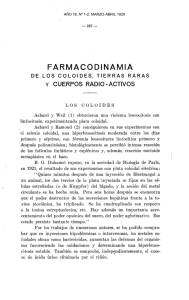 farmacodinamia - Revistas de la Universidad Nacional de Córdoba