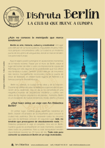 Descarga el pdf Disfruta Berlín 5 días / 4 noches