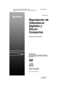 Reproductor de Videodiscos Digitales y Discos Compactos
