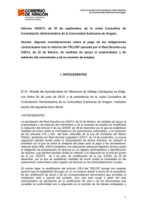 Informe 19/2013 - Gobierno de Aragón