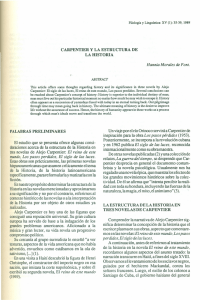 LA HISTORIA PALABRASPREL~INARES (1949). LAESTRUCTURA
