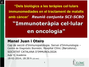 Immunoteràpia cel·lular en oncologia