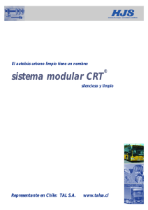 sistema modular CRT - Tecnología Automotriz Limpia