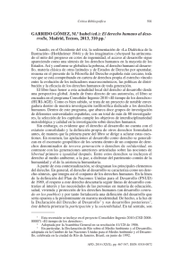 GARRIDO GóMEZ, M.ª Isabel (ed.): El derecho humano al desa