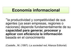 Economía informacional - Gis