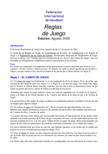 Reglamento Handball - PDF 810k